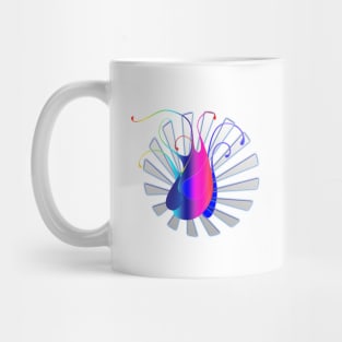 Peacock dance Mug